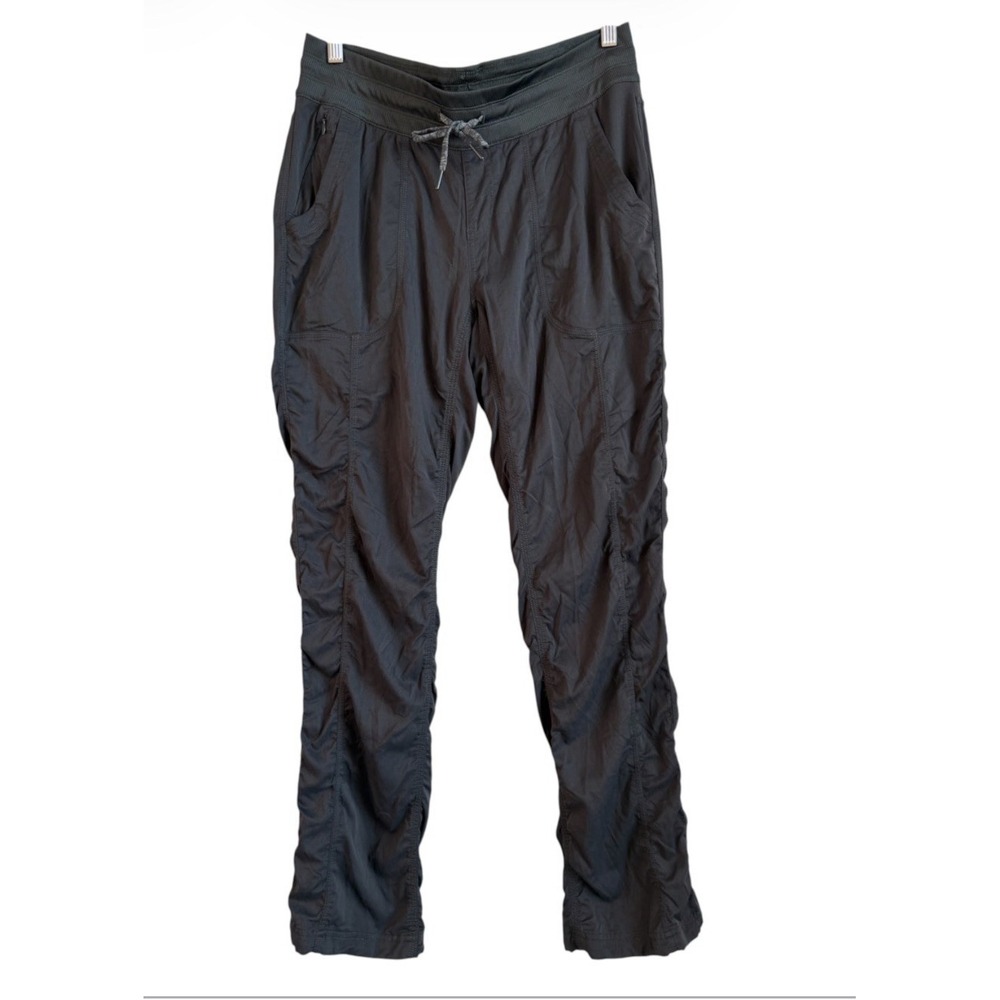 The North Face Aphrodite Pants L Asphalt Gray Ruched Gorpcore Outdoor Utility